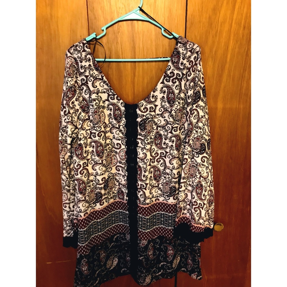 Boho printed dress